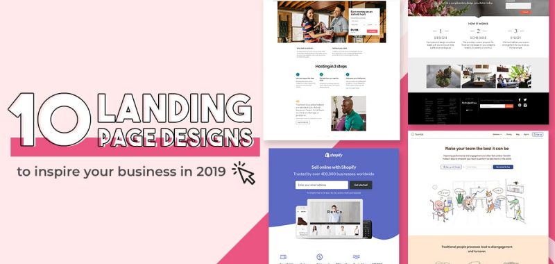 10 landing page designs to inspire your business in 2019
