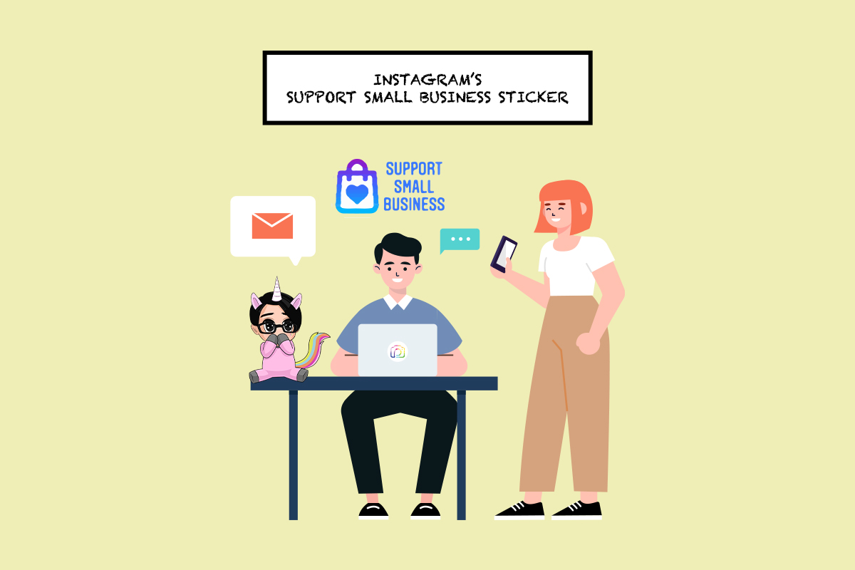 Instagram’s support small businesses stickers