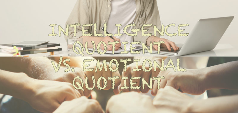 Intelligence quotient vs. emotional quotient